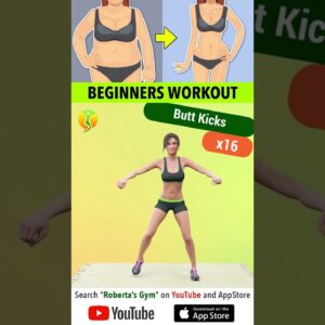 21 #easyexercises #athome #beginner #weightlossworkout @RobertasGym #homeworkout #lowimpactworkout