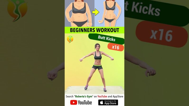 21 #easyexercises #athome #beginner #weightlossworkout @RobertasGym #homeworkout #lowimpactworkout
