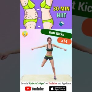 30-Min #hiitworkouts to #burncalories and #loseweightathome @RobertasGym #homeworkout #weightloss
