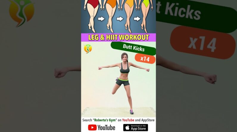 33-Min Leg & #hiitworkout to Ignite #weightloss  ⁨@RobertasGym #workout #legsworkout #hiit