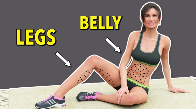 Reduce Leg and Belly Fat: 6 Moves for Slimmer Legs + Flat Belly