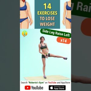 14 #bestexercises ( #nojumping ) To #loseweightathome @RobertasGym  #weightloss #workout #fitness