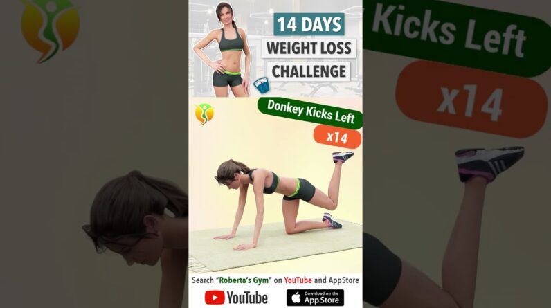 14 Days #weightlosschallenge - #homeworkoutroutine @RobertasGym   #workoutmotivation