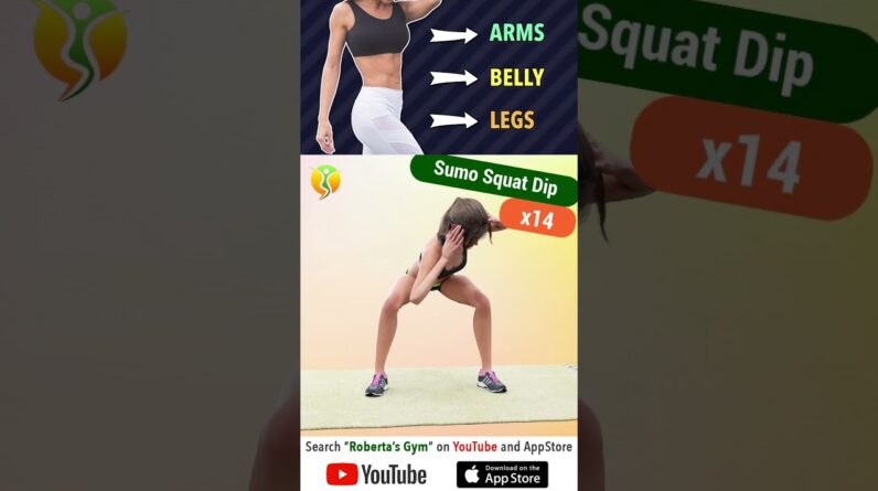 Half-an-Hour #nojumping #fullbodyfatburn : #belly , #legs , #Arms  ⁨@RobertasGym #weightloss