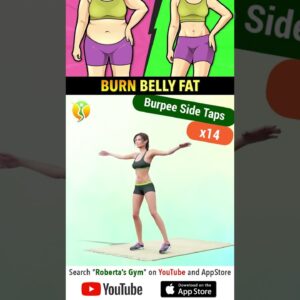 15-Minute #workout to #burnbellyfat - #quick #homeexercise  ⁨@RobertasGym  #weightloss #fitness