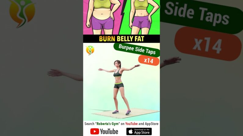 15-Minute #workout to #burnbellyfat - #quick #homeexercise  ⁨@RobertasGym  #weightloss #fitness