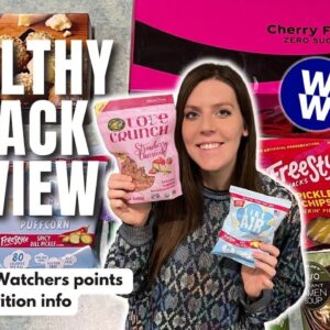 Healthy Snack Review | Trying New Healthy Low Point Foods | WeightWatchers Points, Calories & Macros