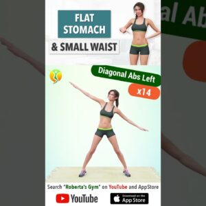 31 Min #workout for #flatstomach & #smallwaist@RobertasGym  #homeworkout #weightloss #waistworkout