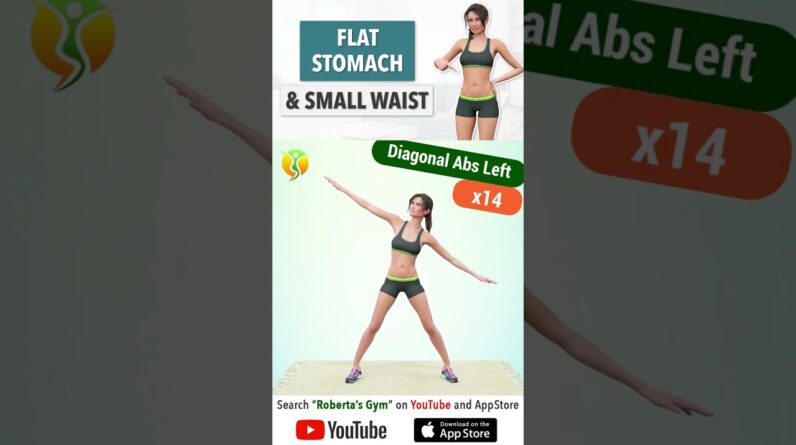31 Min #workout for #flatstomach & #smallwaist@RobertasGym  #homeworkout #weightloss #waistworkout