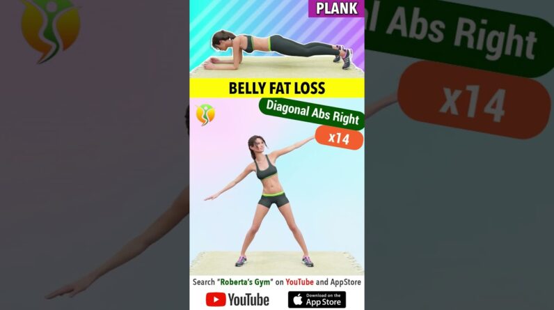 Top #bellyfatlossworkout for Your #abs (Includes #plankexercises )  ⁨@RobertasGym #homeworkout