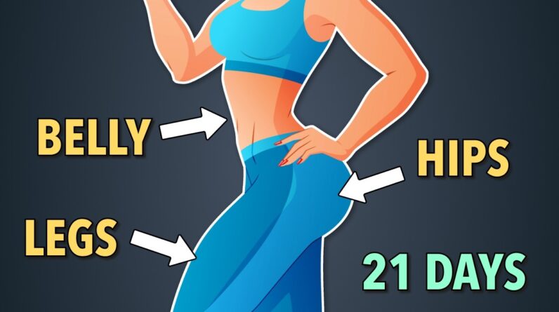 21-Day Fat Loss Challenge: Legs, Belly, and Hips Home Workout