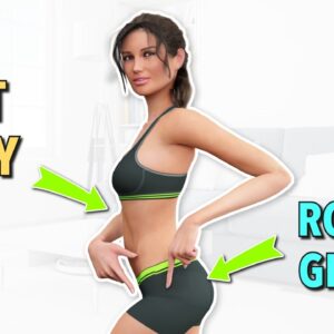 32-Min Home Exercise Routine For Flat Belly And Round Glutes