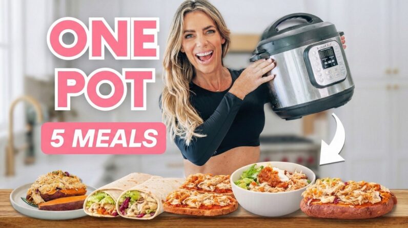 5 high protein meals in 30 minutes | ONE POT meal prep