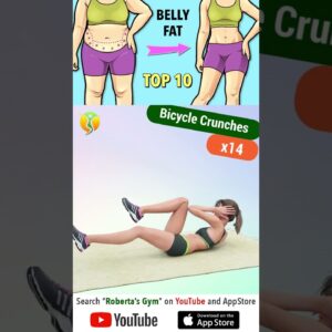 #burnbellyfat Every Morning - Top 10 #dailyexercises @RobertasGym  #homeworkout #weightloss