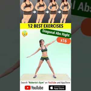 12 #bestexercises to #burnbellyfat & #slim Your #waist @RobertasGym⁩ #waistworkout #slimwaistworkout