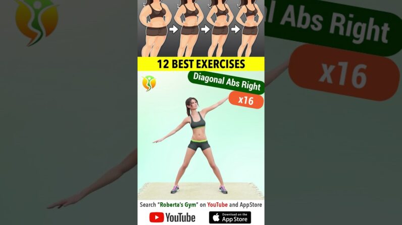 12 #bestexercises to #burnbellyfat & #slim Your #waist @RobertasGym⁩ #waistworkout #slimwaistworkout
