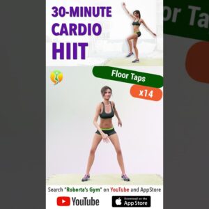 30Min #hiit #fullbody #fatburn #workoutathome@RobertasGym #weightloss #homeworkout #intenseworkout