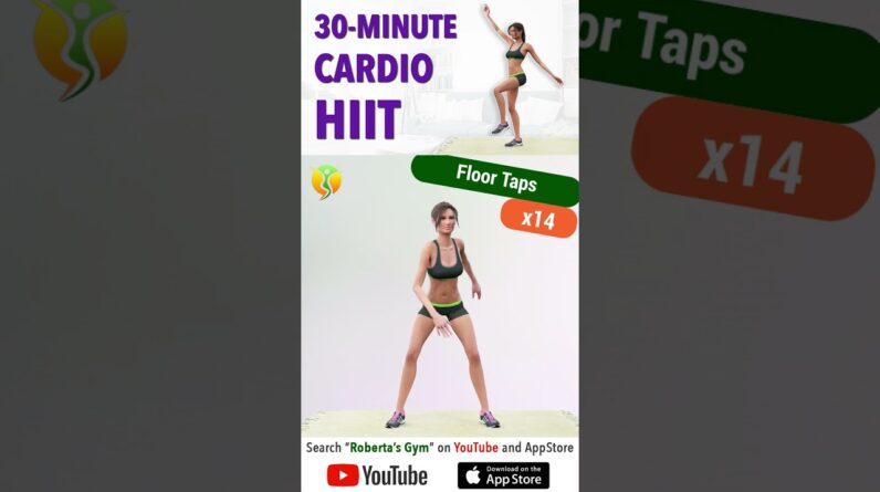 30Min #hiit #fullbody #fatburn #workoutathome@RobertasGym #weightloss #homeworkout #intenseworkout