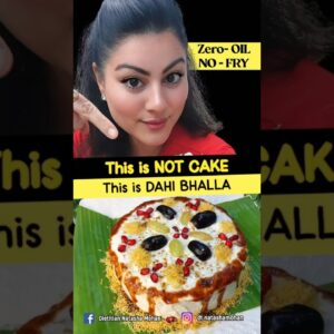 Zero-Oil No-Fry Dahi Bhalla | healthy Indian snack recipes #dahibhalla #healthysnacks #weightloss