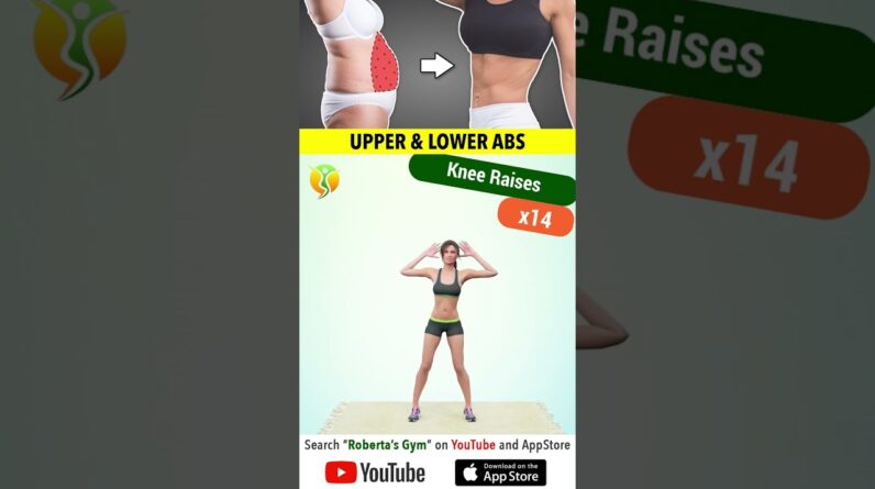Upper & #lowerbellyfatworkout for a #flatabdomen  @RobertasGym⁩  #homeworkout #weightloss #flatbelly
