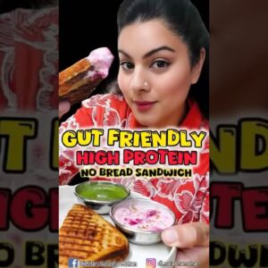 No Bread - high protein Sandwich ❤️ Healthy Breakfast Or Dinner Recipe