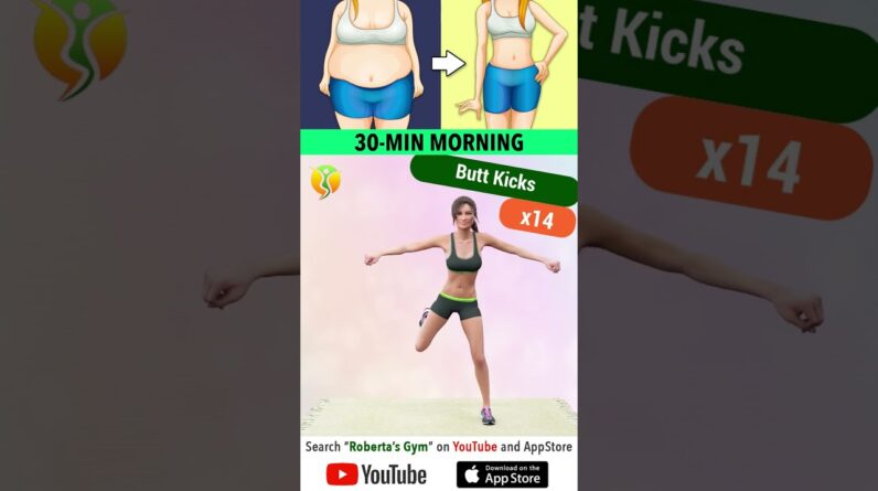 30-Min #morningworkout #IncreaseEnergy & #burncalories @RobertasGym  #weightloss #homeworkout