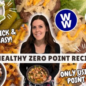 28 Healthy ZERO POINT ONLY Recipes That Helped Me Lose 70 lbs | Quick, Easy Recipes | WeightWatchers