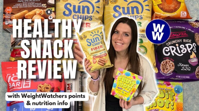 Healthy Snack Review | Trying New Healthy Low Point Foods | WeightWatchers Points, Calories & Macros