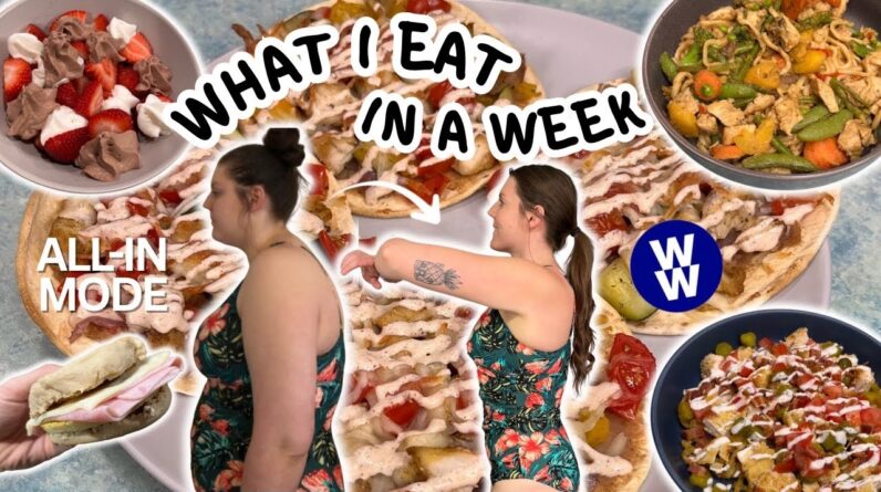 What I Eat in a Week For Weight Loss | Comparing WeightWatchers ALL IN POINTS vs CALORIES, MACROS