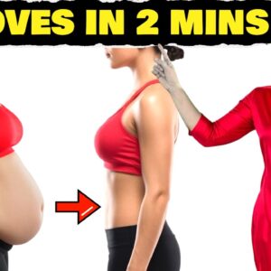 2 Easy Moves In 2 Minutes for a Flatter Stomach (No Crunches, No Gym)