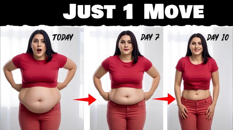 Just 1 Move Anyone Can Do To Lose Tummy Fat (No Jumping - No Crunches)