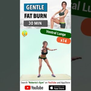 30 Minute Gentle #cardioworkout to Burn #fullbody #fat (#nojumping ) @RobertasGym #weightloss