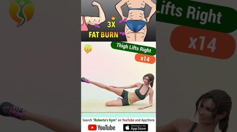 3 in 1 #fatburningworkout #armfat + #legfat + #backfat #weightloss #homeworkout #fitness #workout