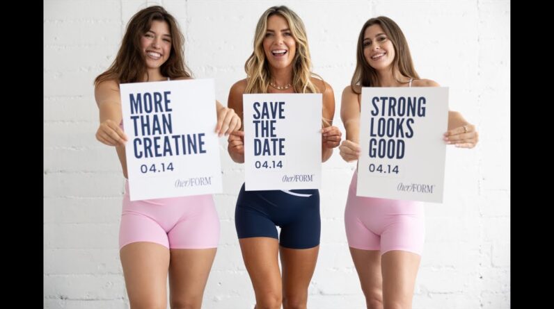 Revealing my NEW product LIVE! 🤩 - (her)form Creatine Blend!