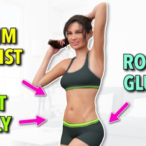27 Fat Burning Exercises - Flat Belly, Slim Waist, and Round Glutes