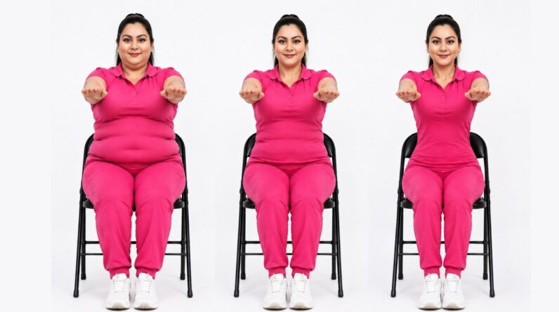 Burn Belly Fat While Sitting - Just 1 MIN a Day
