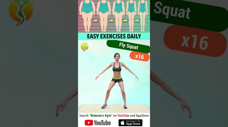 #lowimpact #dailyexercises to Reach 30% #bodyfat (for women) @RobertasGym #weightloss #homeworkout
