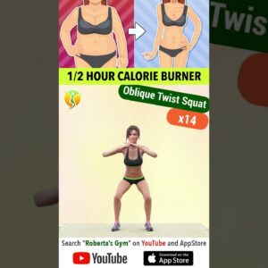 30-Minute #calorieburner #workout for #weightloss  ⁨@RobertasGym⁩  #homeworkout #weightloss #fitness