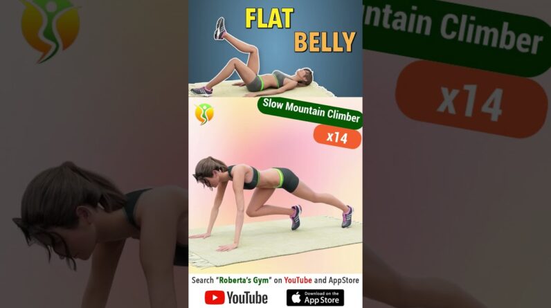 30 Minutes to a #flatbelly – #homeworkout  @RobertasGym #fitnessmotivation #fitness #weightloss