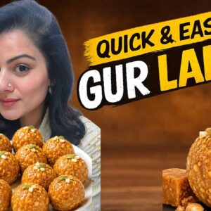Healthy Peanut Gur Ladoo ❤️ Easy Homemade Snack