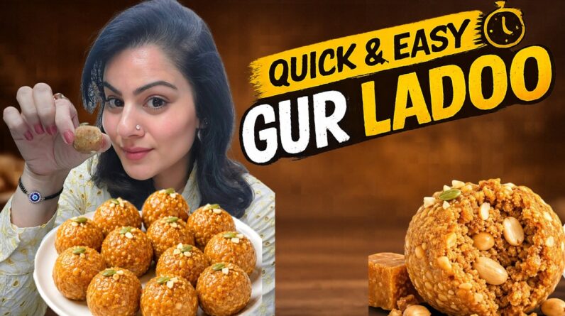 Healthy Peanut Gur Ladoo ❤️ Easy Homemade Snack