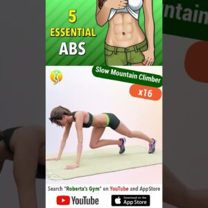 5 #Essential #exercises For #abs - #thechallenge (5 rounds) ⁩@RobertasGym#homeworkout #weightloss