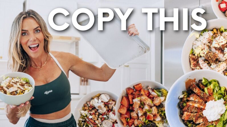 the EASIEST Meal Prep for Fat Loss (crispy chicken + 5 new meals)