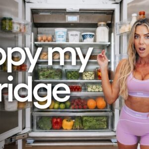 The ONLY Foods You Need in Your Fridge to Lose Weight (my fridge tour)