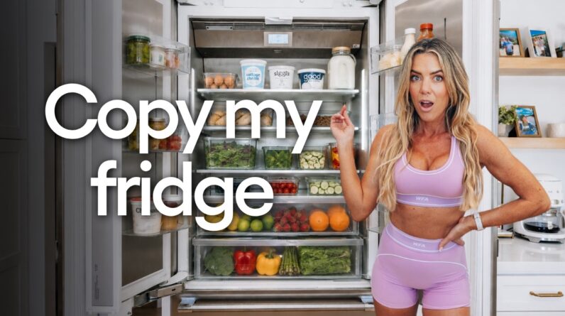 The ONLY Foods You Need in Your Fridge to Lose Weight (my fridge tour)