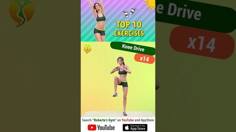 #top10 #exercises to #energizeyourday and #burncalories @RobertasGym  #homeworkout #weightloss