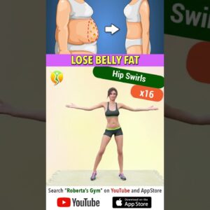 Flatten Your #belly in Just 5 Weeks with #standingabsworkout @RobertasGym #weightloss #homeworkout