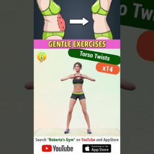 Impact Free #bellyfatworkout | #standing #lowimpact #homeworkout  ⁨@RobertasGym #weightloss