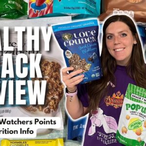 Healthy Snack Review | Trying New Healthy Low Point Foods | WeightWatchers Points, Calories & Macros