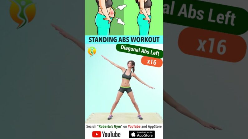 #traditional 29-Min #standingabsworkout to #burnbellyfat  @RobertasGym   #homeworkout #weightloss